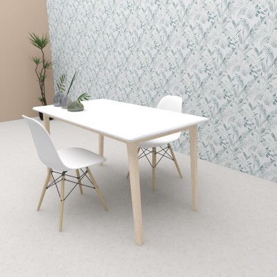 Two Seater White Dining Table