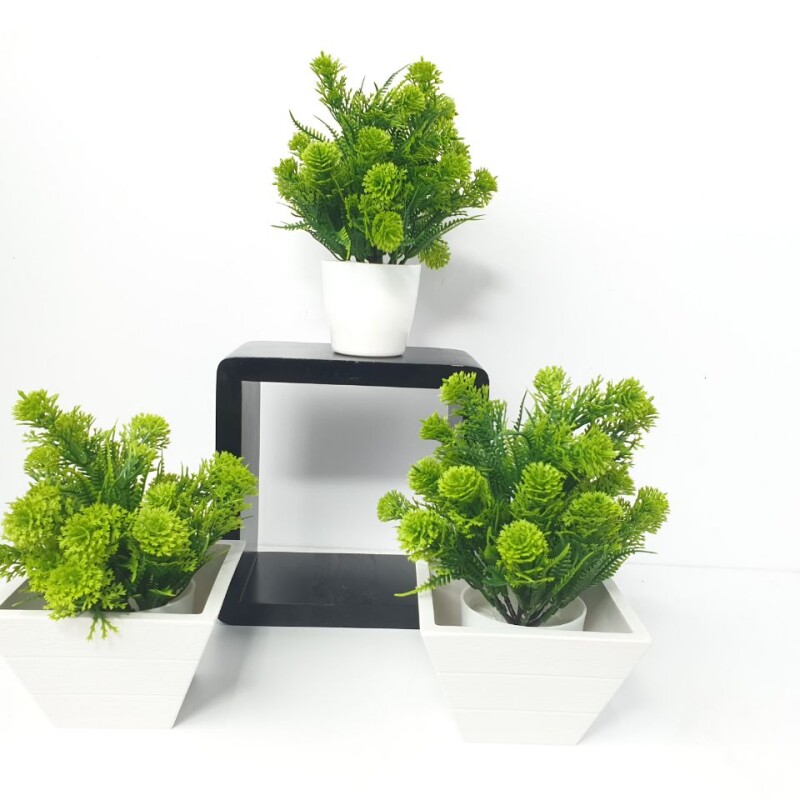 SL43 Small Mix Green Artificial Plant (FC)