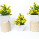 SL38 Yellow White Artificial Plant (FC)