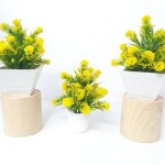 SL38 Yellow White Artificial Plant (FC)