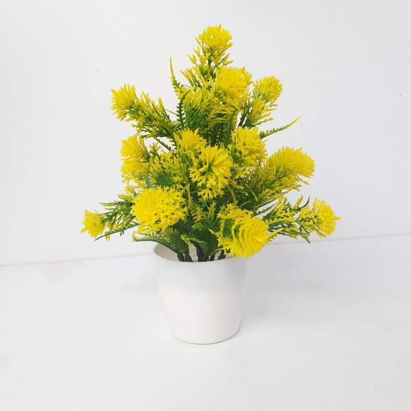 SL38 Yellow White Artificial Plant (FC)