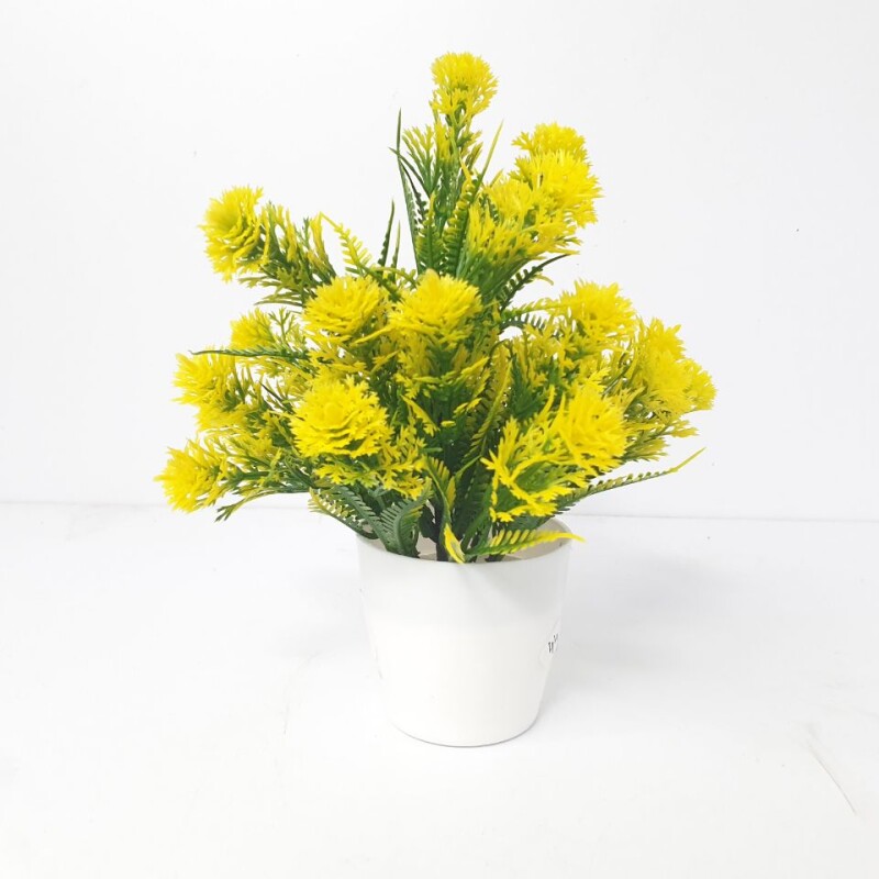 SL38 Yellow White Artificial Plant (FC)