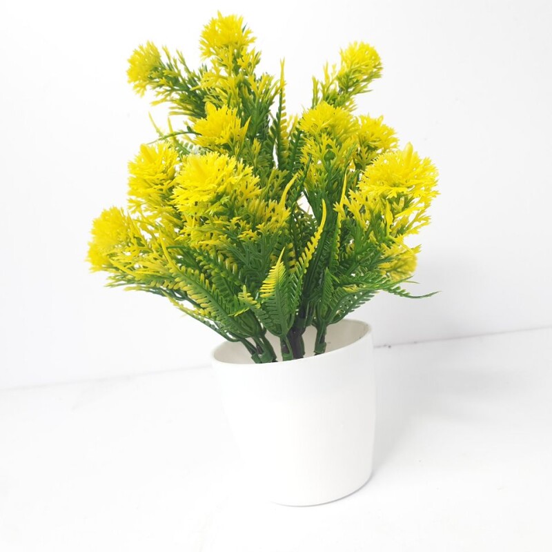 SL38 Yellow White Artificial Plant (FC)