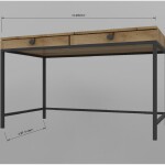 BH Engineered Wood & Metal Kids Table