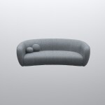 Modern Rolled 3 Seater Sofa