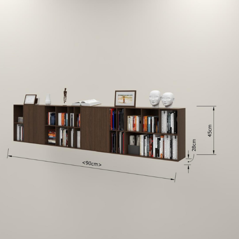 BH Engineered Wood Open Book Shelf