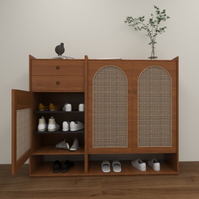 BH Traditional Style Shoe Cabinet