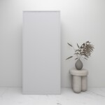 BH Engineered 2- Door White Book Shelf