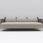 Modern Minimalistic 3 Seater Sofa