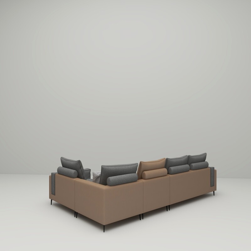 BH Engineered CosyCrest Sectional Sofa