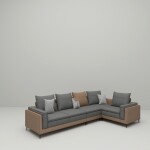 BH Engineered CosyCrest Sectional Sofa