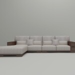 BH Engineered CloudSway L -Shape Sofa