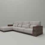 BH Engineered CloudSway L -Shape Sofa