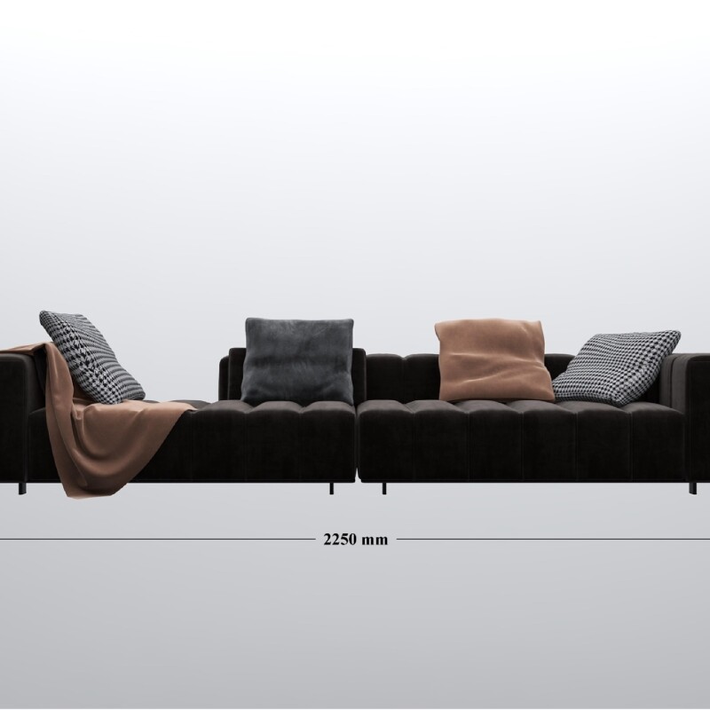 Modern 4 Seater Sectional Sofa.