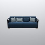 Modern Velvet 3 Seater Sofa