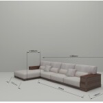 BH Engineered CloudSway L -Shape Sofa