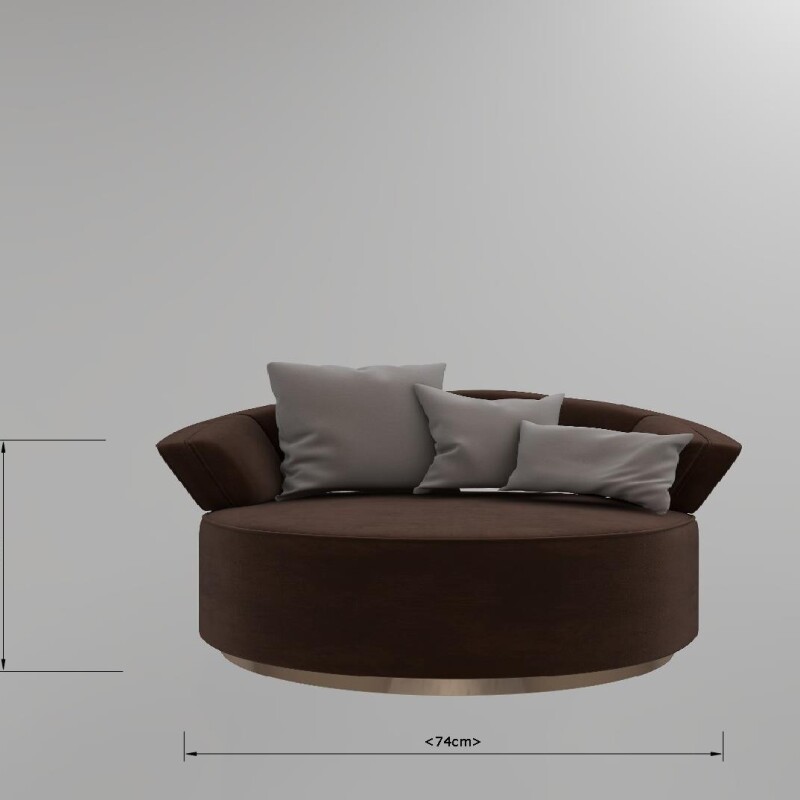 BH Engineered Circular Sofa Set