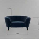 BH Engineered Curvy Sofa Set