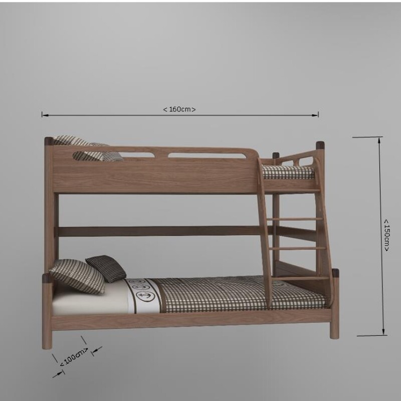 Children's Storage Wooden Bunk Bed