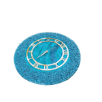 Green Crystal Epoxy Wall Clock