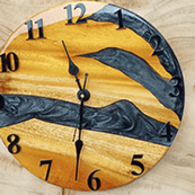 Handmade Glossy Wall Clock