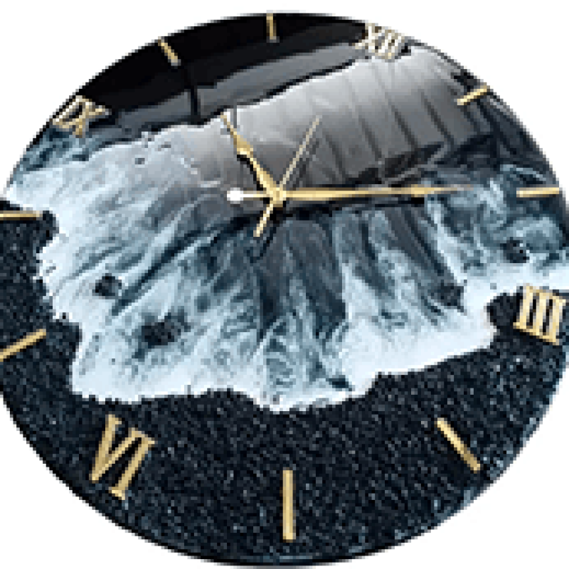 Night Ocean Wall Clock