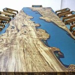 River Epoxy Dining Table