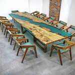 River Epoxy Dining Table