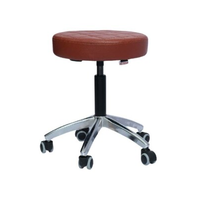 Counter Series Bar Stools Chair with Synthetic Leather Seat,, Chromium Base-219