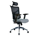 High back ergonomic chair with Aluminium base(adjustable Arm)-FH-4006 DELUX