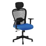 Mesh Tint Blue High Back Chair nylon base FH-4016