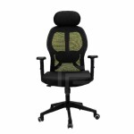 High Back Mesh Chair with Adjustable Armrests, Lumbar Support -FH-4033