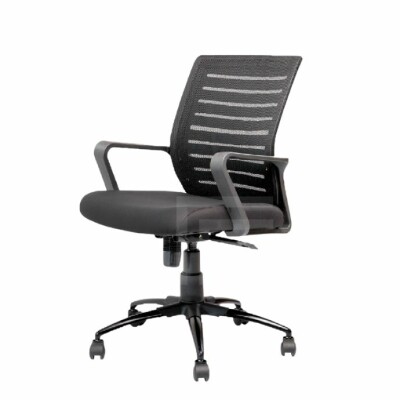 Low Back Ergonomic Mesh Chair with Synchro Tilt and PU Foam - FL-6010