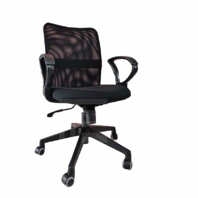 Low Back Ergonomic Mesh Chair with centre Tilt and imported Fabrics-FL-6015