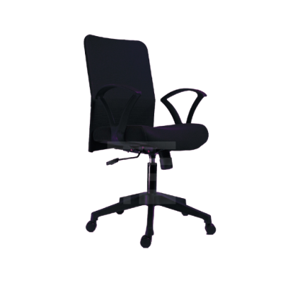 Medium Back Mesh Chair with Nylon Base- FM-5001