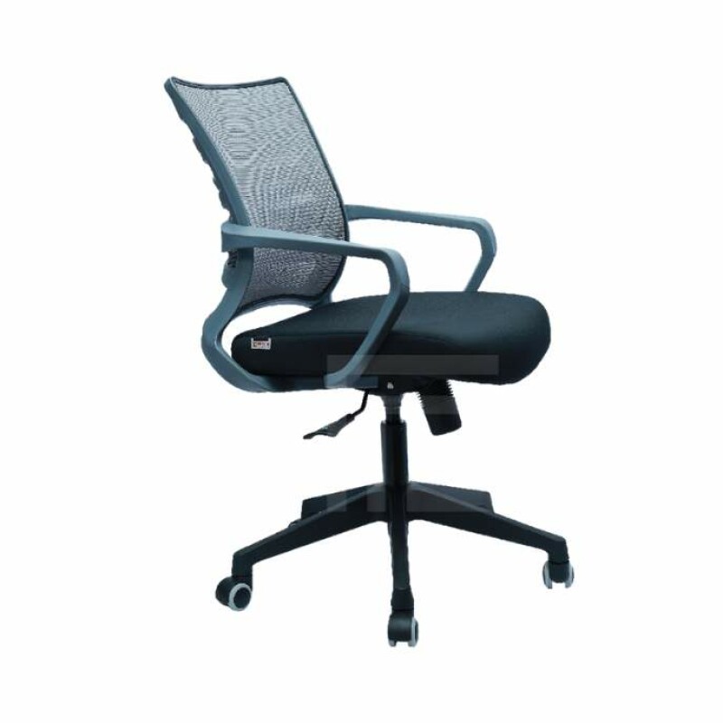 Nylon Medium Back Mesh Office Chair GRAY colour FM 5015 GRAY