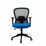 Medium Back Mesh Chair with Durable Nylon Base- FM-5030