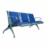 3 Seater Mesh Visitor Chair with Soft Foam Upholstery and Powder Coated Metal Frame-FV-7032(3 seater)