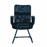 Elegant Visitor Chair with Designer Mesh Backrest - FV-7027