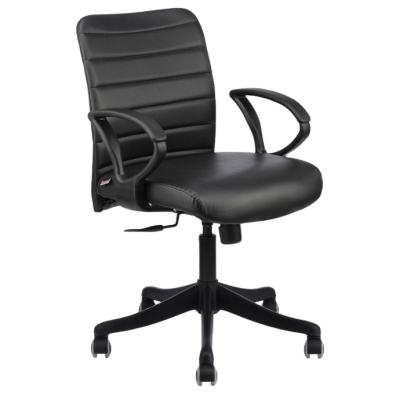 Black Low Back Nylon Base Chair with Seatplywood and High Density Foam FL-6003