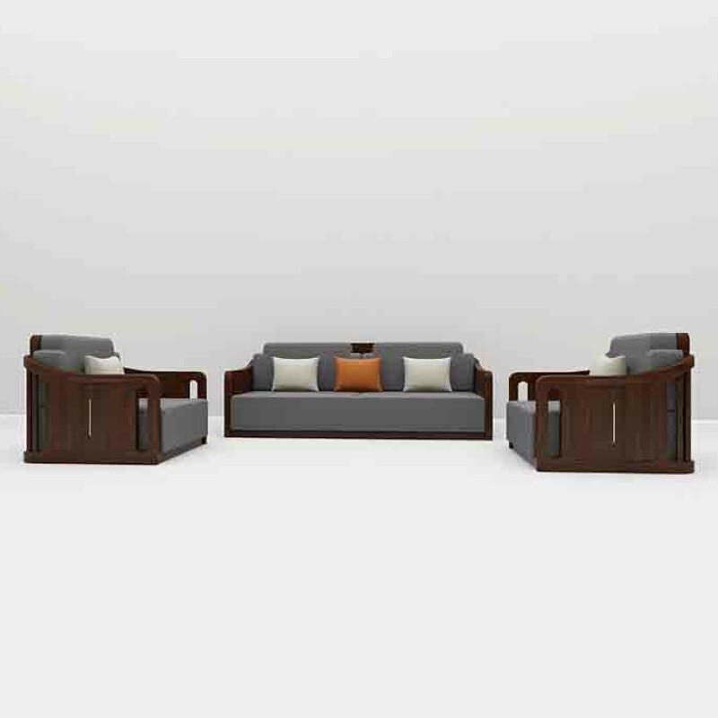 BH Engineered Grey Fabric Sofa