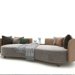 BH Engineered Green Brown Fabric Sofa Set