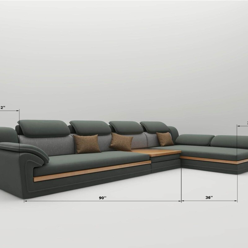 BH Engineered Grandiose Sectional Sofa