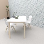 Two Seater White Dining Table