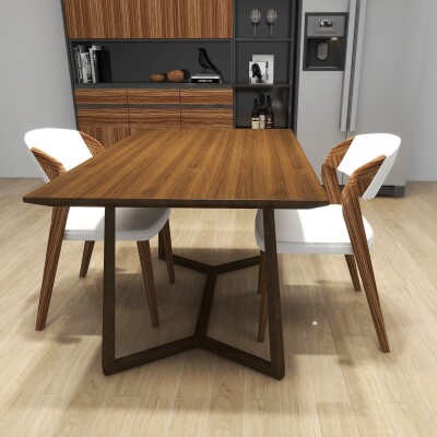 Premium Wood 2 Seater Dining Set