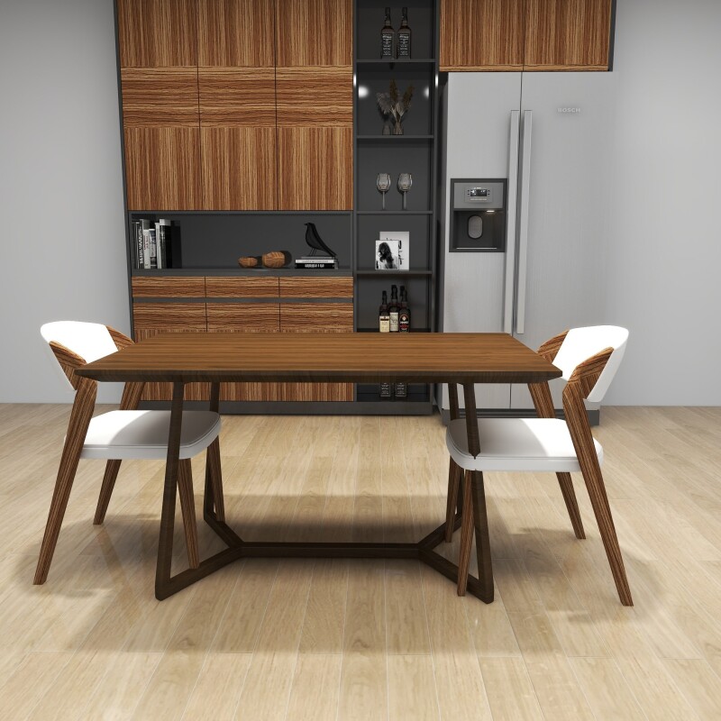 Premium Wood 2 Seater Dining Set