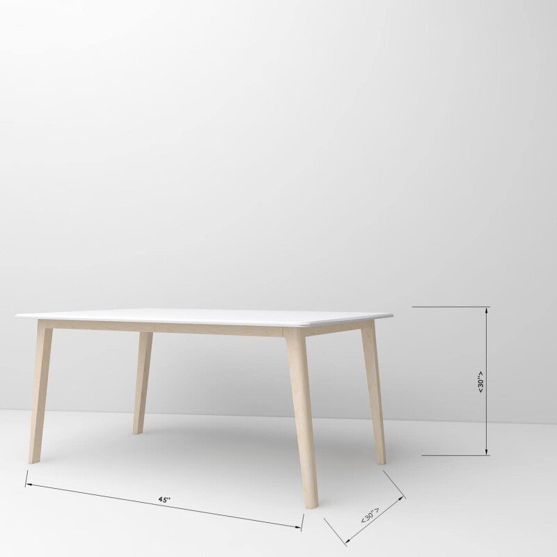 Two Seater White Dining Table