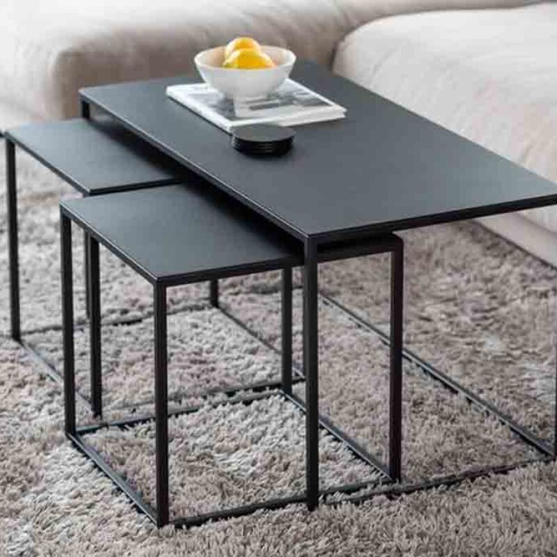 BH Engineered Black Coffee Table