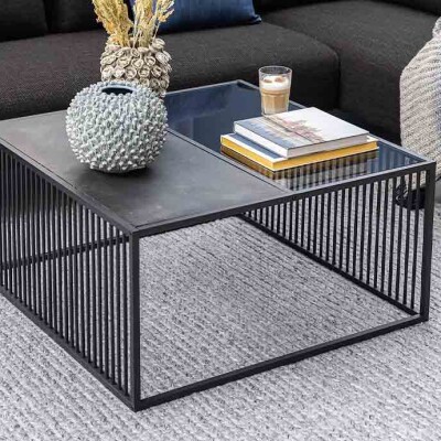 BH Engineered Quadrate Metal Coffee Table