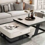 BH Engineered Champions Coffee Table Wiith Drawer